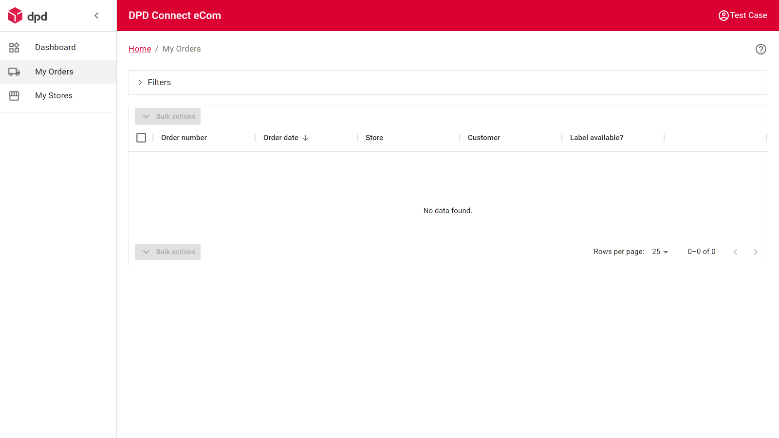 DPD Connect eCom Screenshot