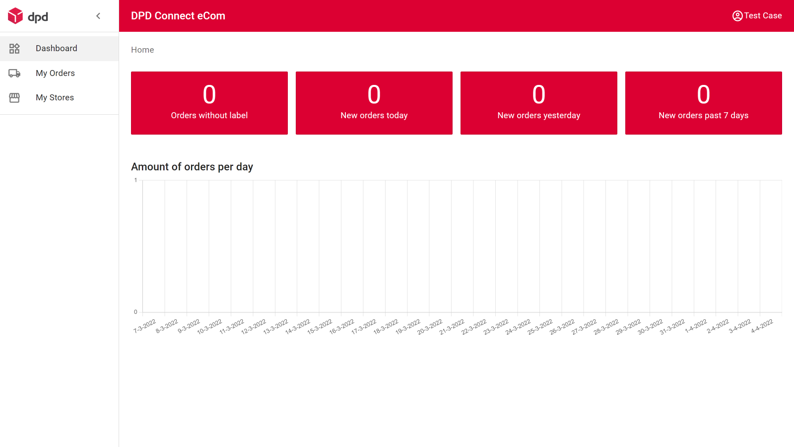 DPD Connect eCom Screenshot