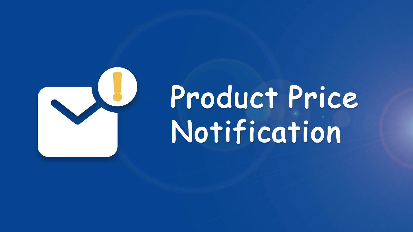 Produktpris notifikationer