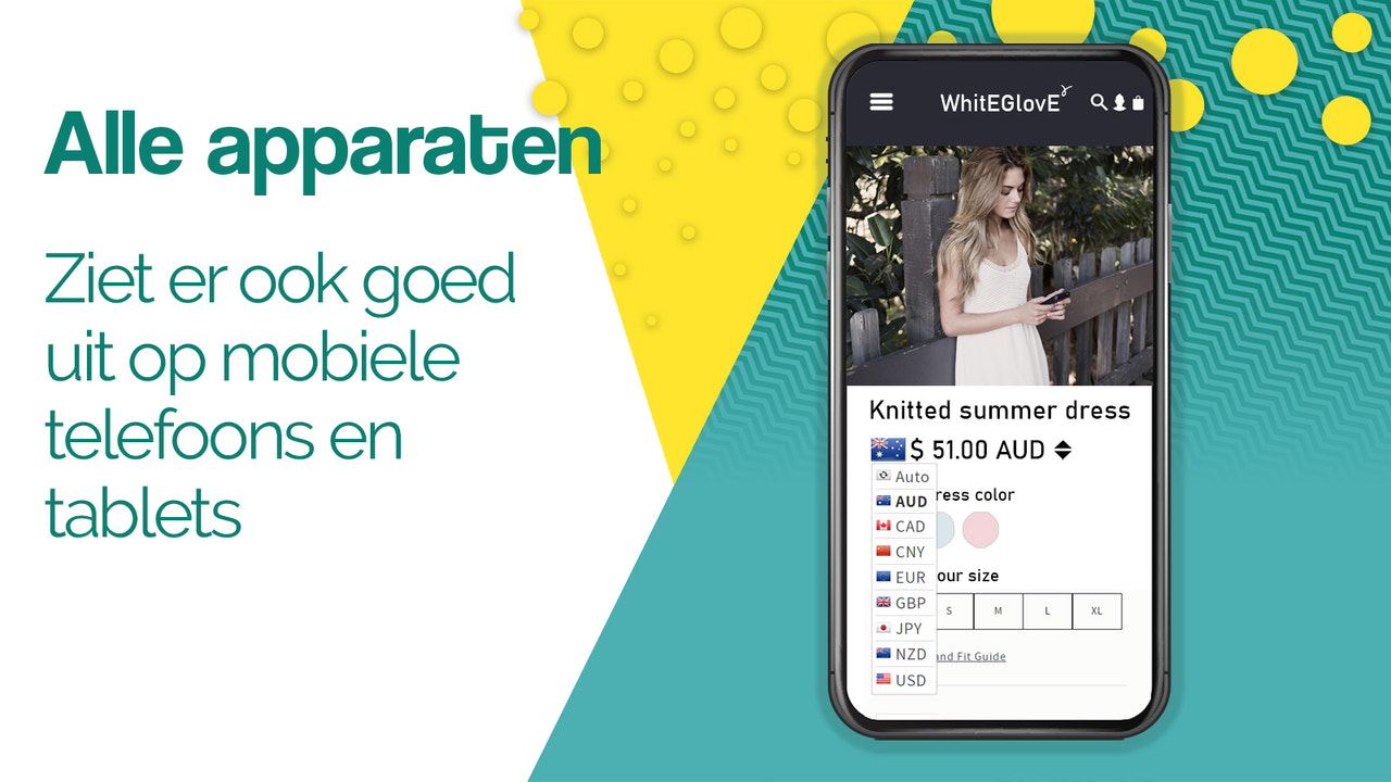 Ziet er goed uit op mobiele telefoons en tablets