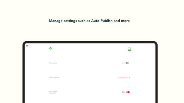 Control site settings