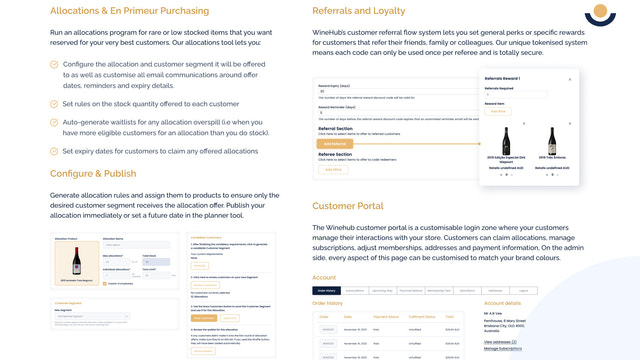 Allokeringar och Kundportal