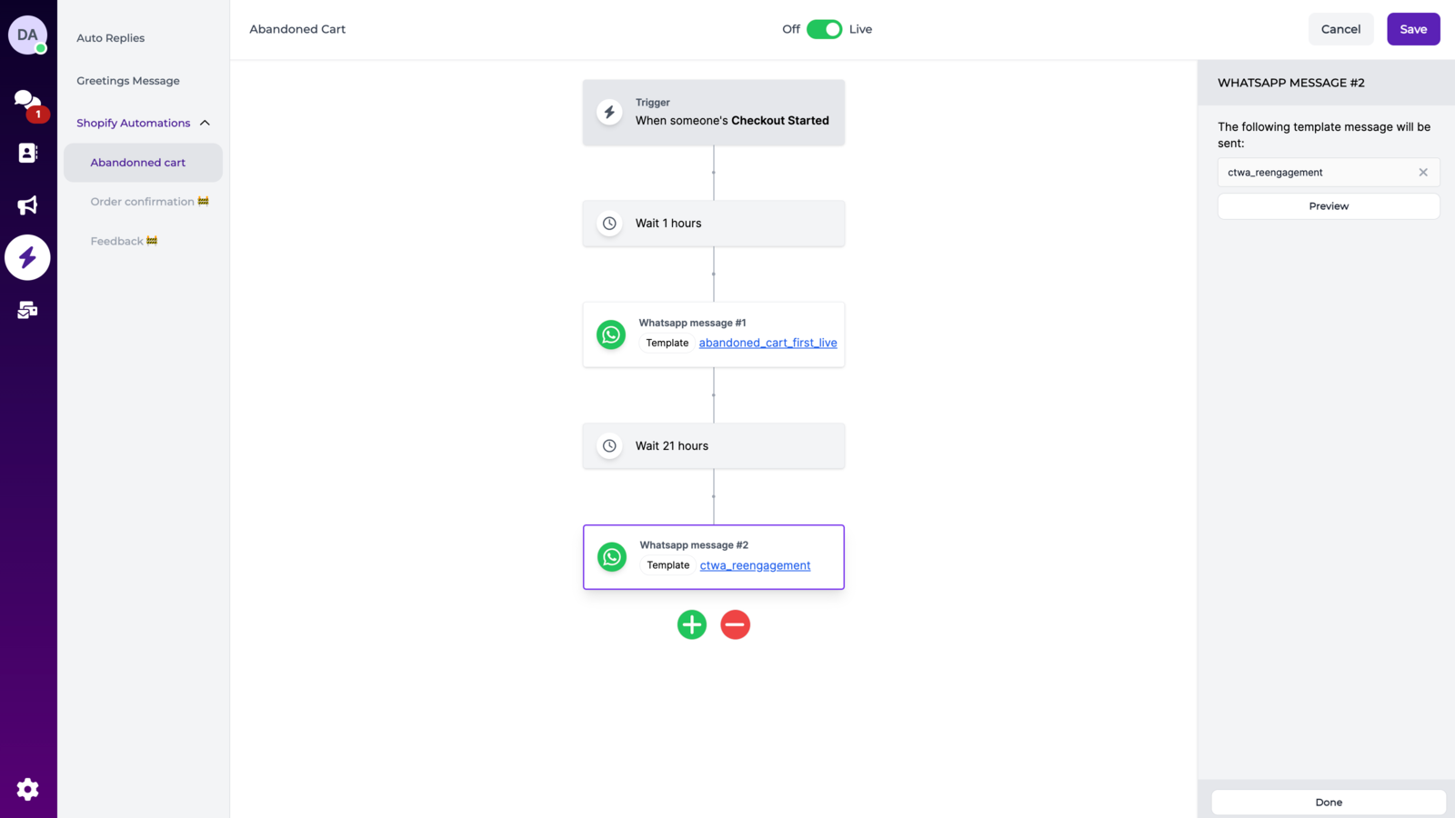 Créez des parcours clients automatisés