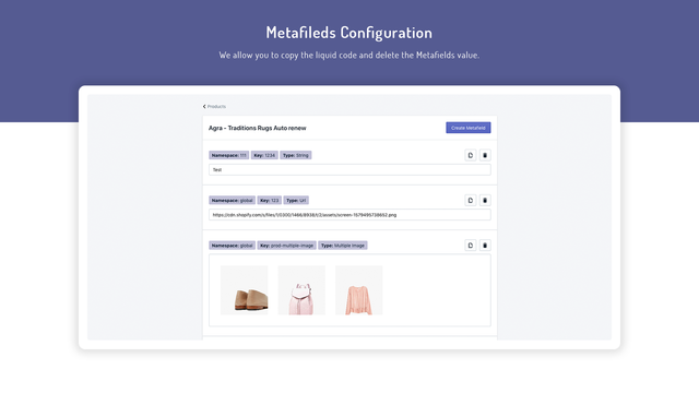 Éditeur global de champs personnalisés et metafields par CrawlApps