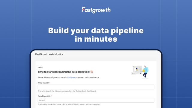 Build your data pipeline in minutes