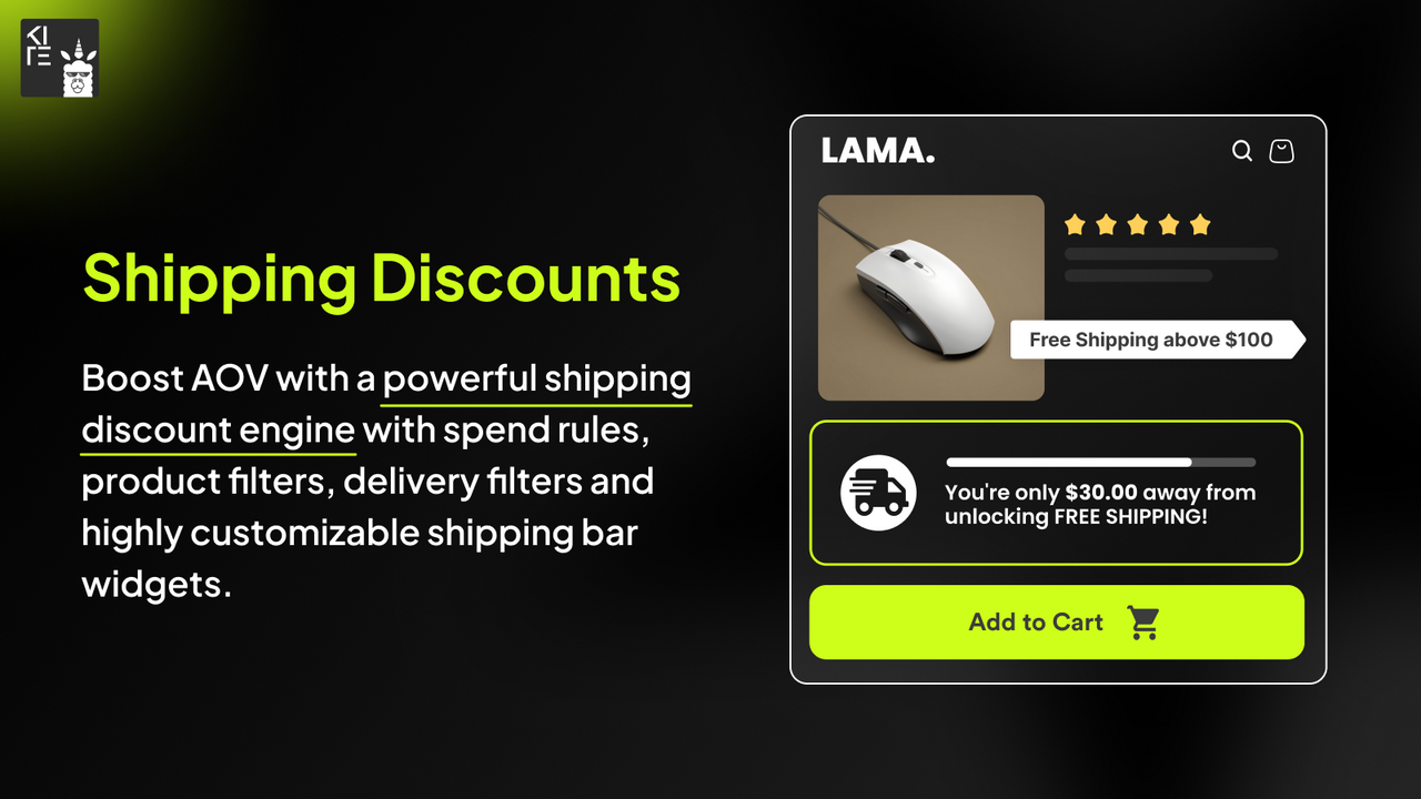 Free Shipping and Discounts with Customizable Progress Bar 