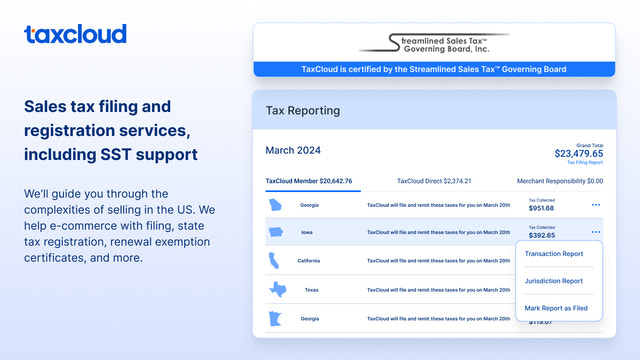 Shopify sales tax filing