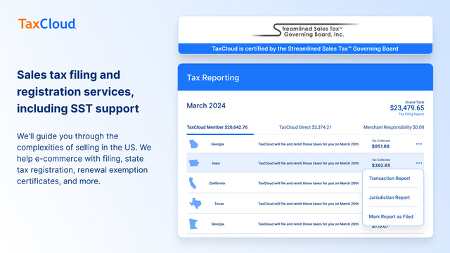 Shopify sales tax filing