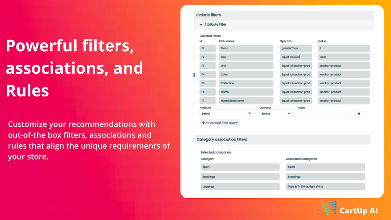 Krachtige filters en regels voor aanpassing.