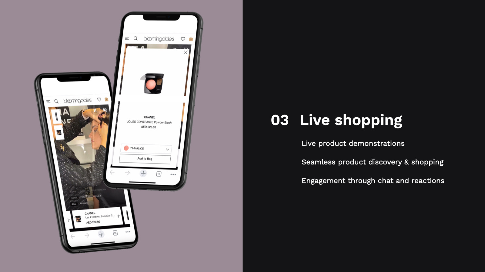 Smartzer live shopping för live-handel