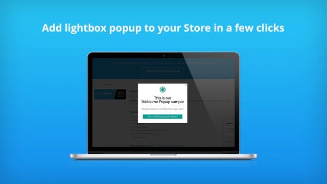 Añada un popup lightbox a su tienda en unos pocos clics