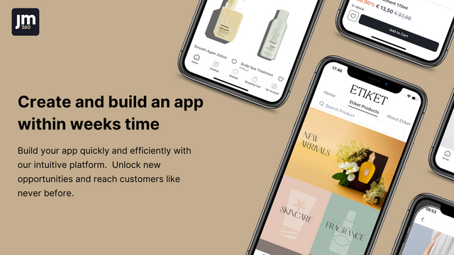 Create and build a mobile app within weeks time