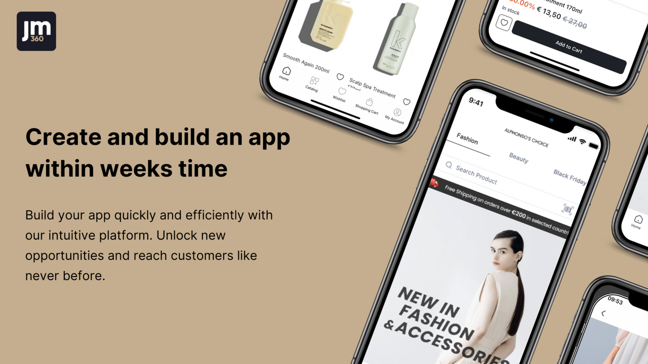 Create and build an app within weeks time