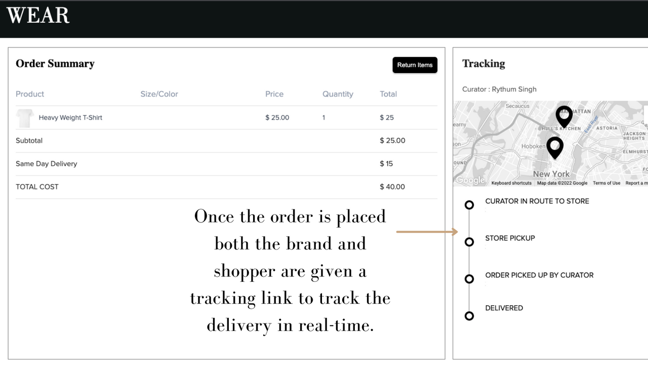 Order Tracking Pagina