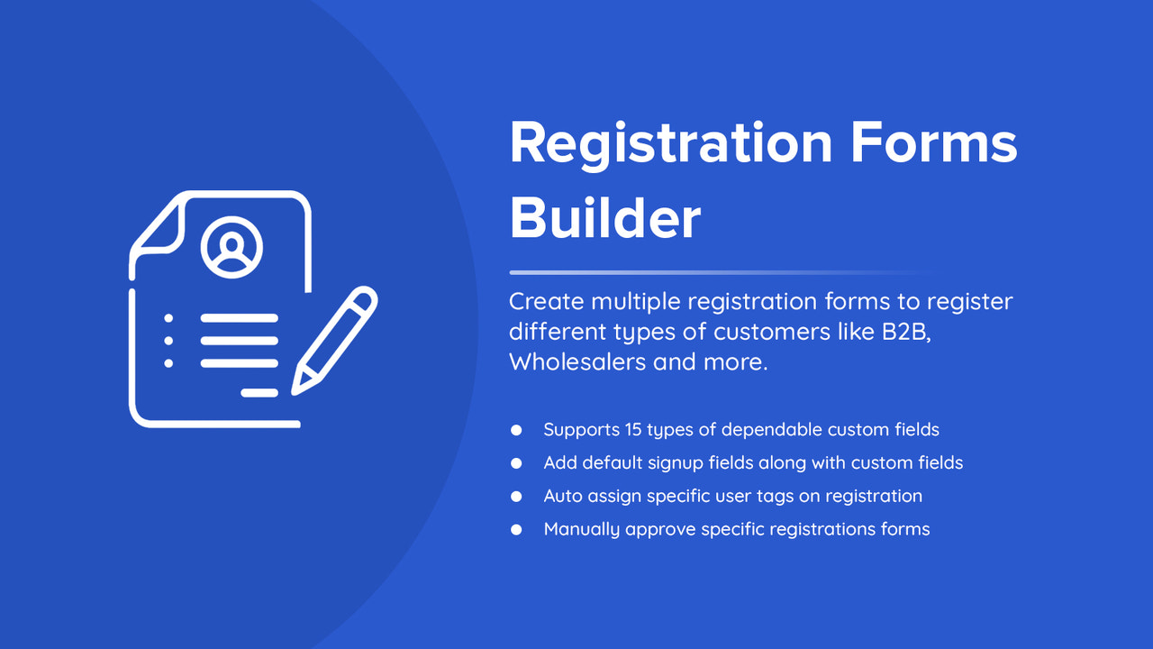 Registration Form Builder