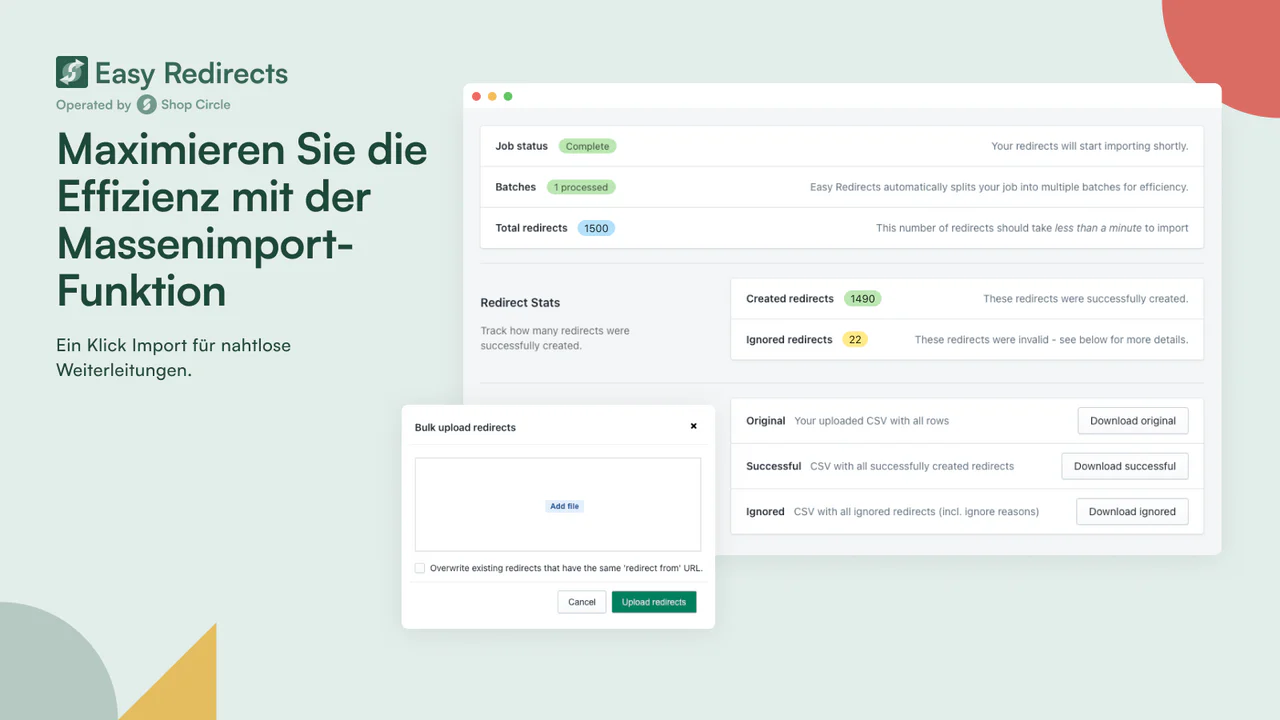 Verbessern Sie UX mit Fehlermanagement via Umleitungen.