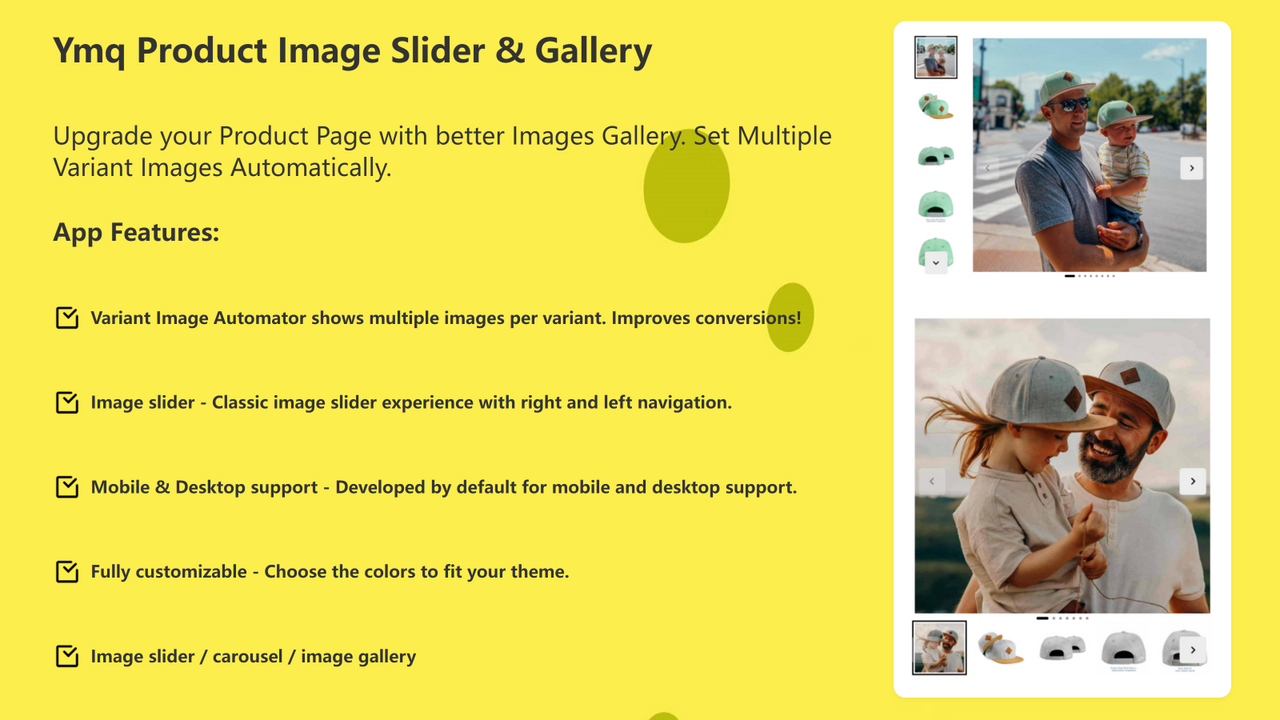 Ymq Slider de Imagens de Produto & Galeria