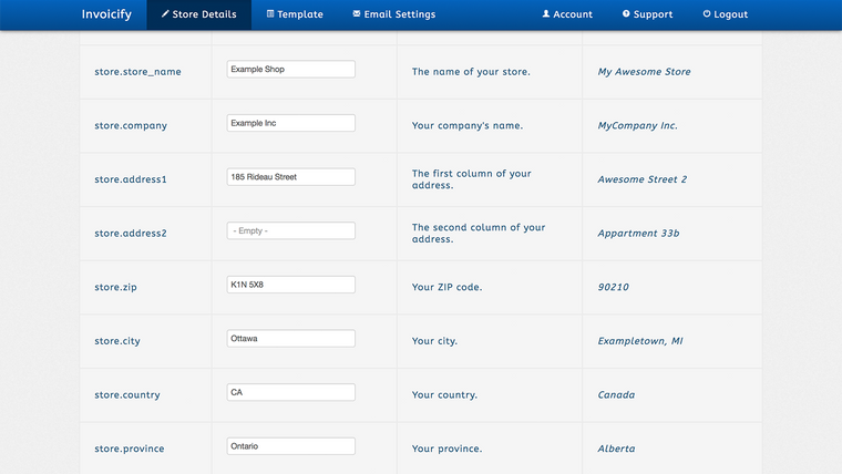 Invoicify ‑ Automatic Invoices Screenshot