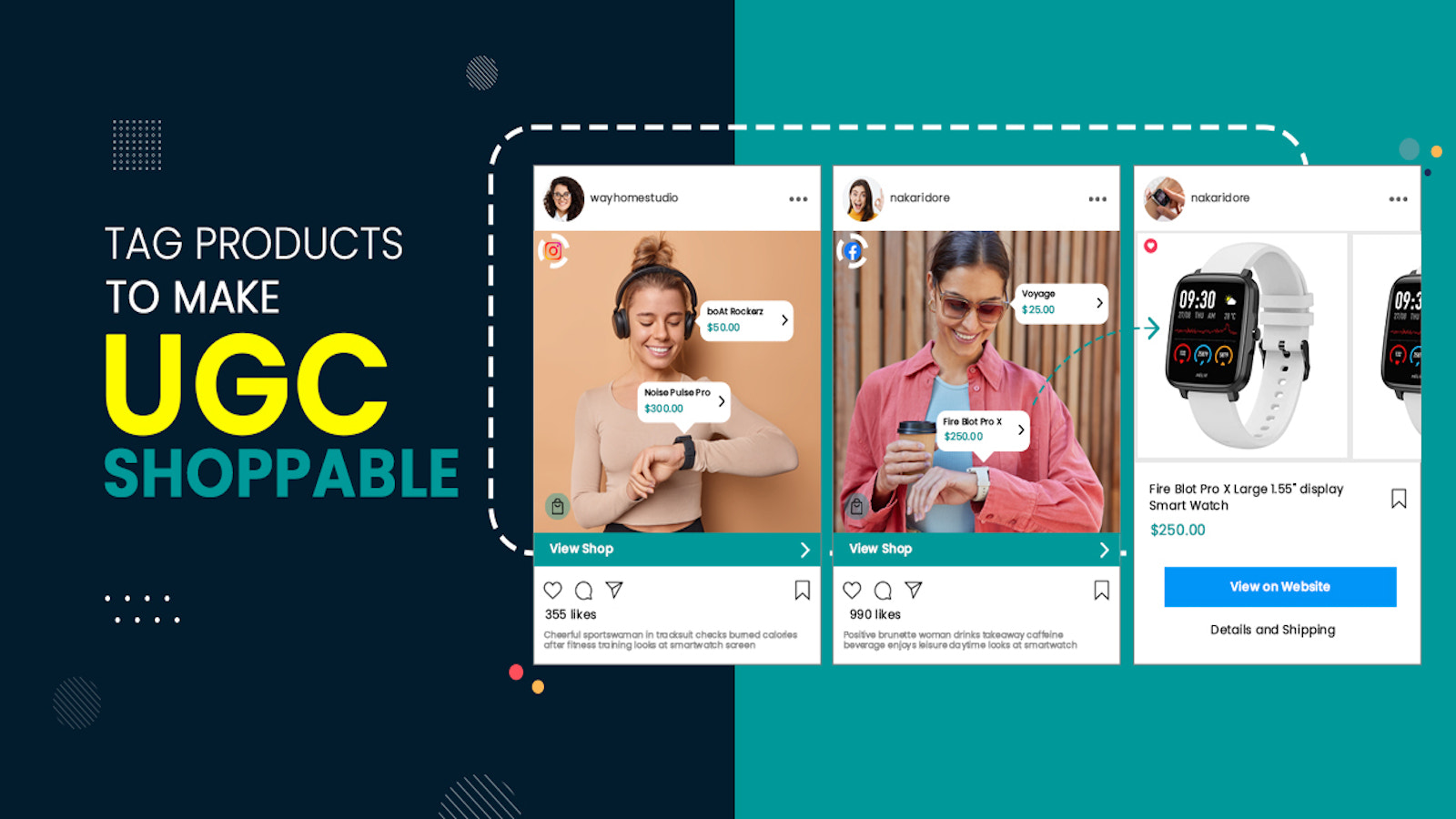 Shoppable UGC