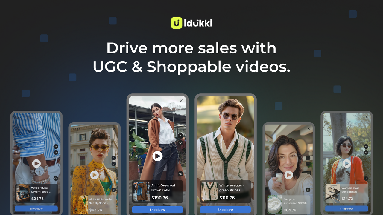 Idukki‑ Shoppable Videos & UGC Screenshot