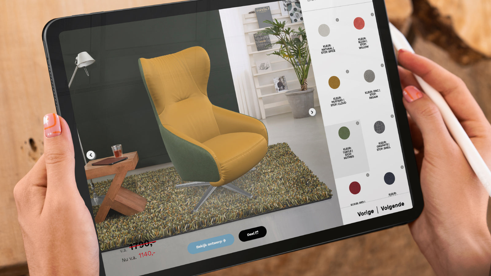 3D and AR Product Configurator Screenshot