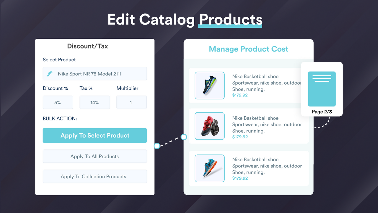 Easy Catalog wholesale/retail PDF Catalog maker with variants