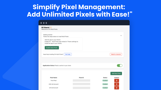 Simplifique a Gestão de Pixels: Adicione Pixels Ilimitados com Facilidade!"