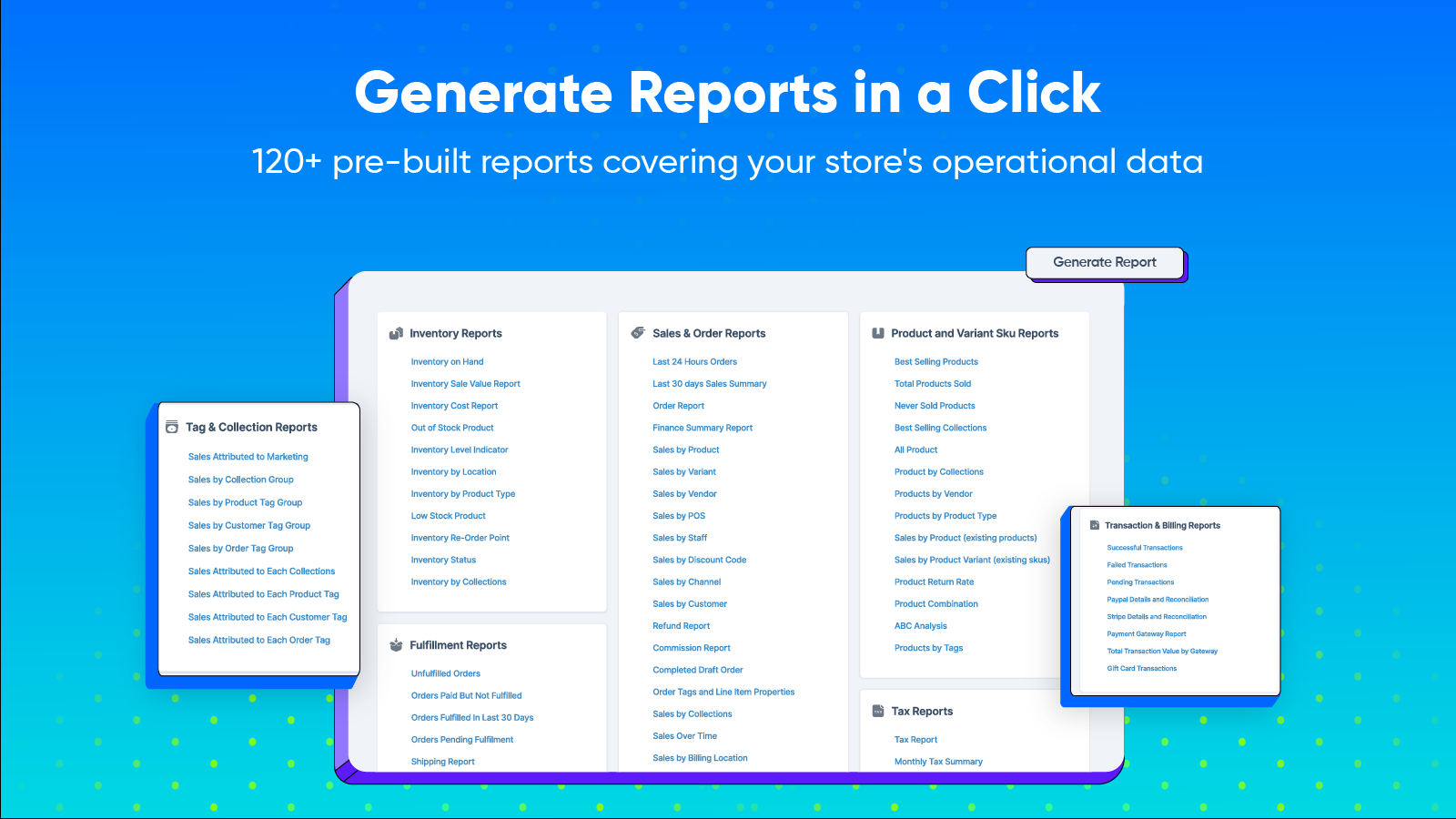 Report Pundit : Custom Reports Screenshot