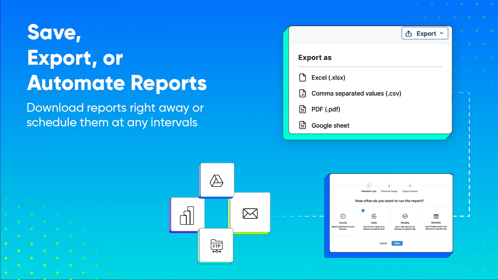 Automatiseer Shopify-rapporten met schema's