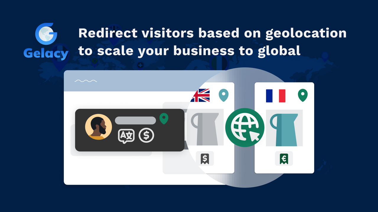 Redirect visitors based on geolocation to scale your business to