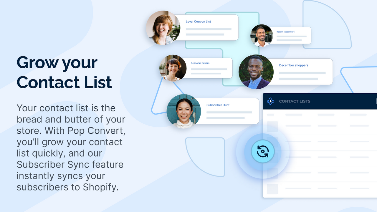 Grow your contact list