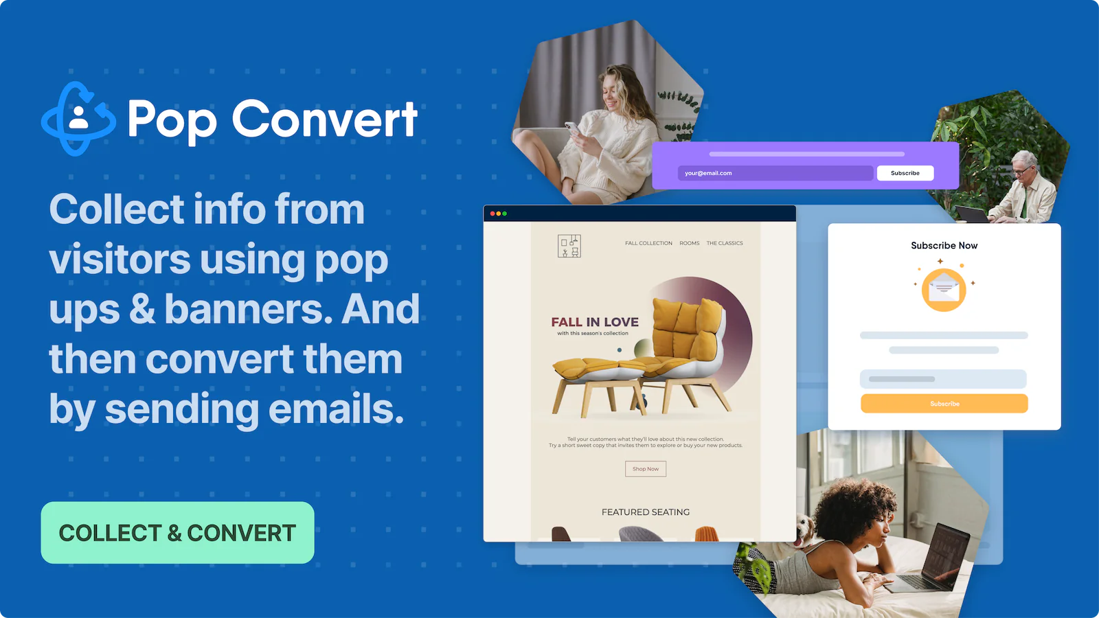 Popups, Banners & Smart Bars that convert visitors into Sales