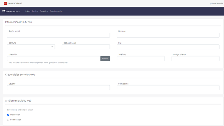 Envíos por CorreosChile Screenshot