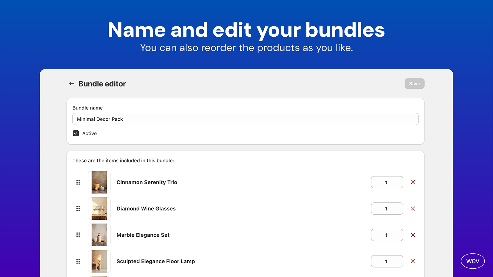 WA Simple Bundles Screenshot