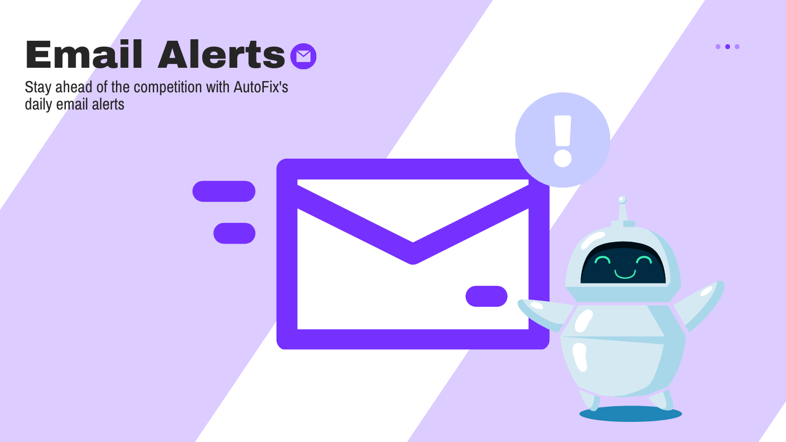 Receba alertas por e-mail