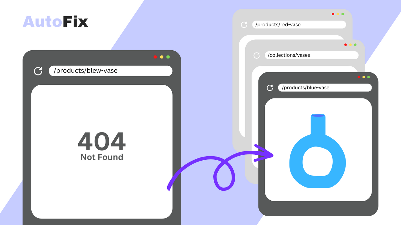 AutoFix ‑ Automatic 404 Fixing Screenshot
