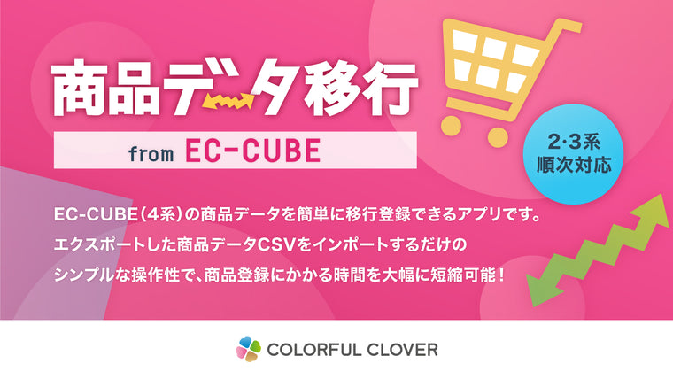 商品データ移行 from EC‑CUBE Screenshot