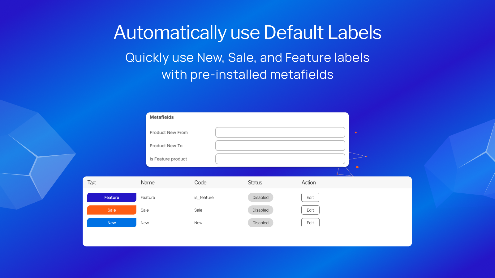 Secomm Dynamic Product Labels Screenshot