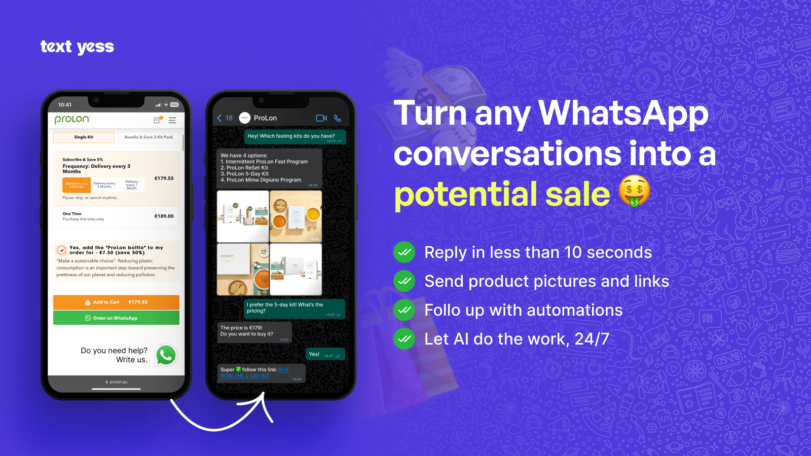 TextYess: WhatsApp Marketing Screenshot