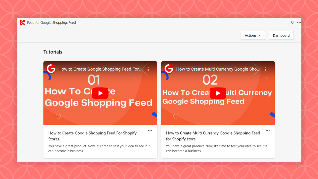 Tutoriales de listado de Google Shopping xml múltiples