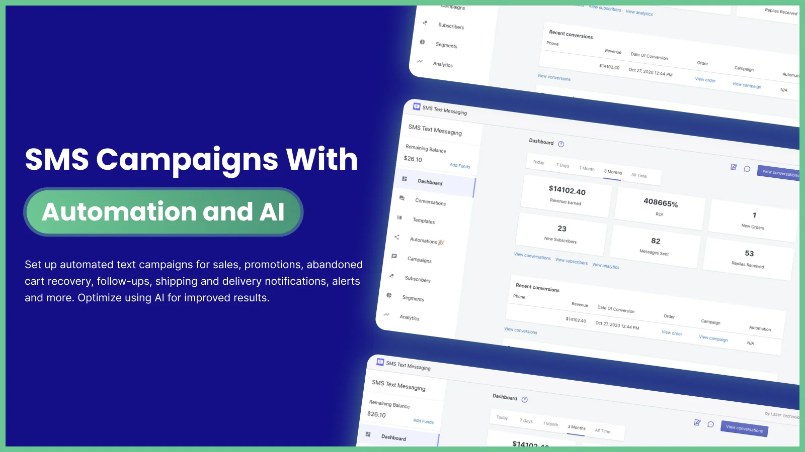 Growth on SMS Campaigns with Automation and AI