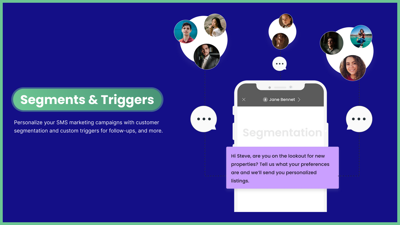 Supercharged SMS Segments and Triggers