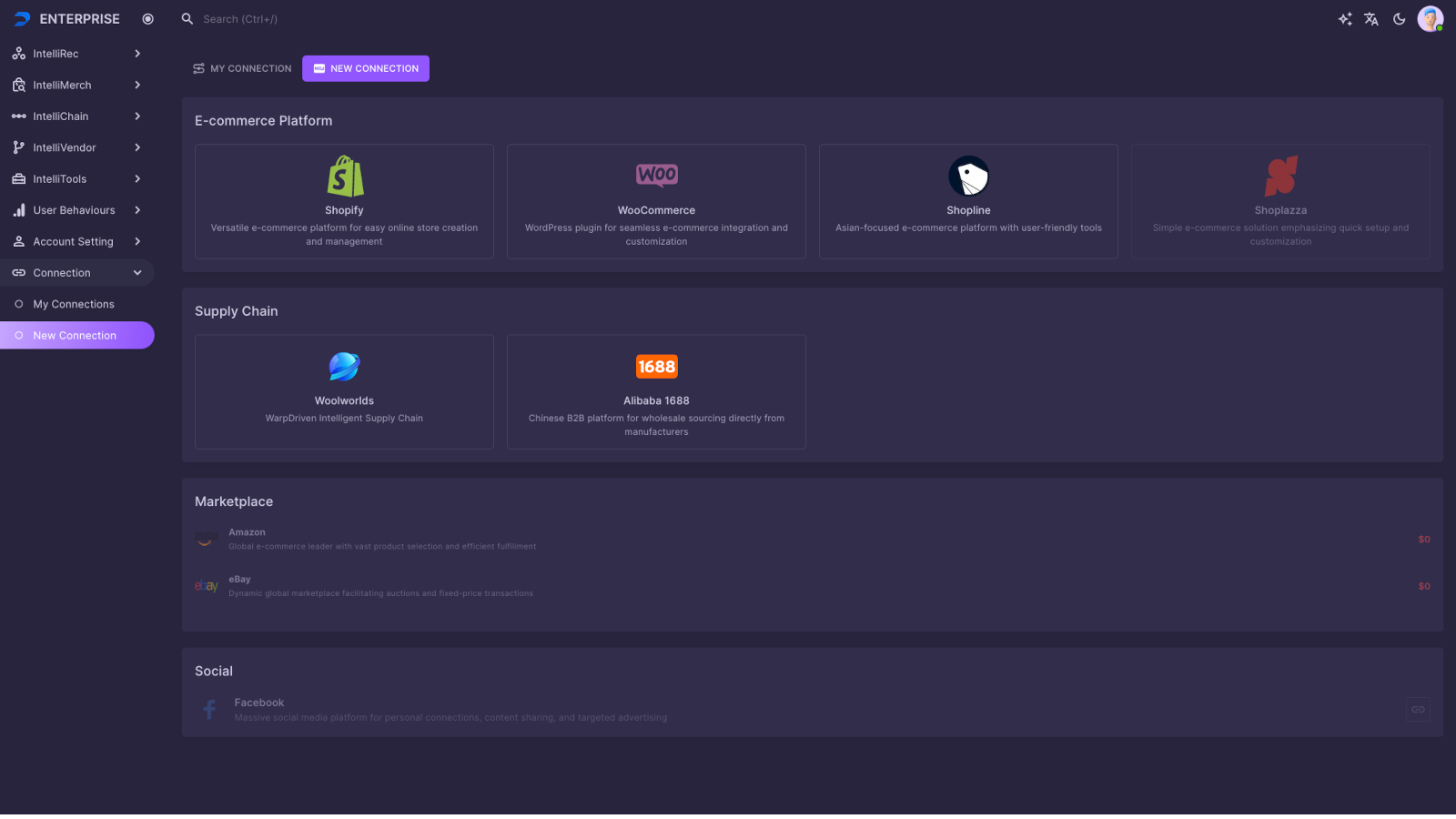 Un clic pour se connecter à toutes sortes de plateformes