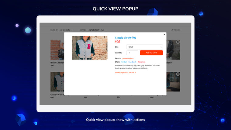 VP: Quick View ‑ Add To Cart Screenshot