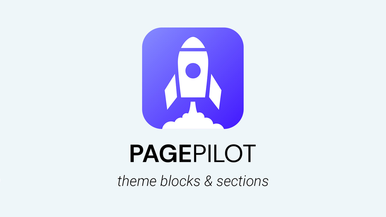 Bloques y secciones de tema de PagePilot