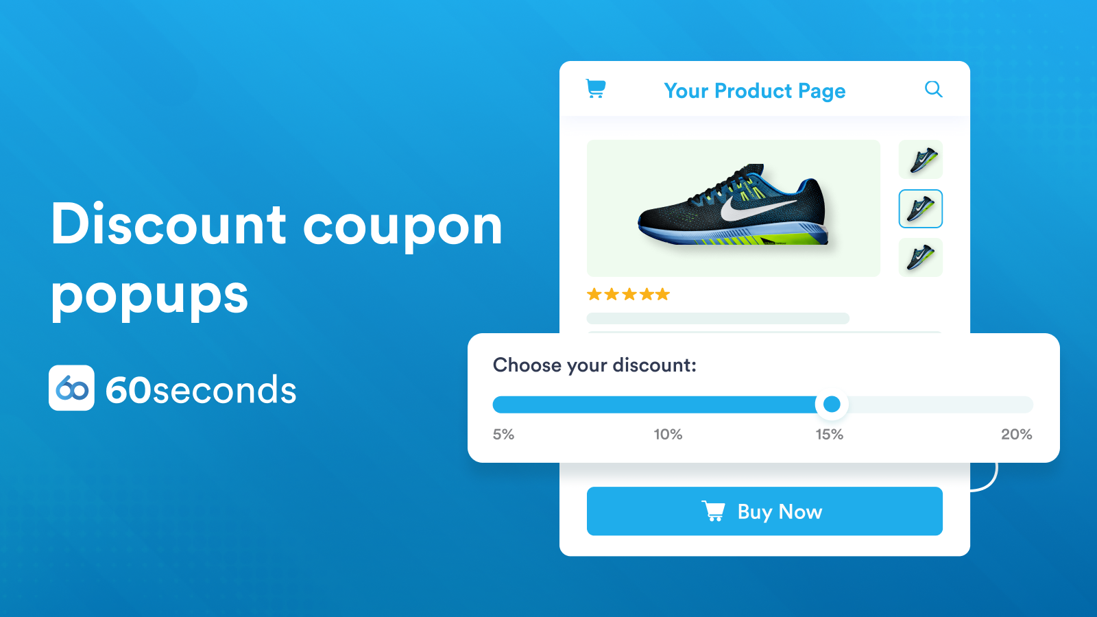 Popups de coupons de réduction