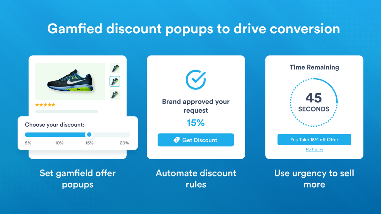 60seconds discount offer popup Screenshot