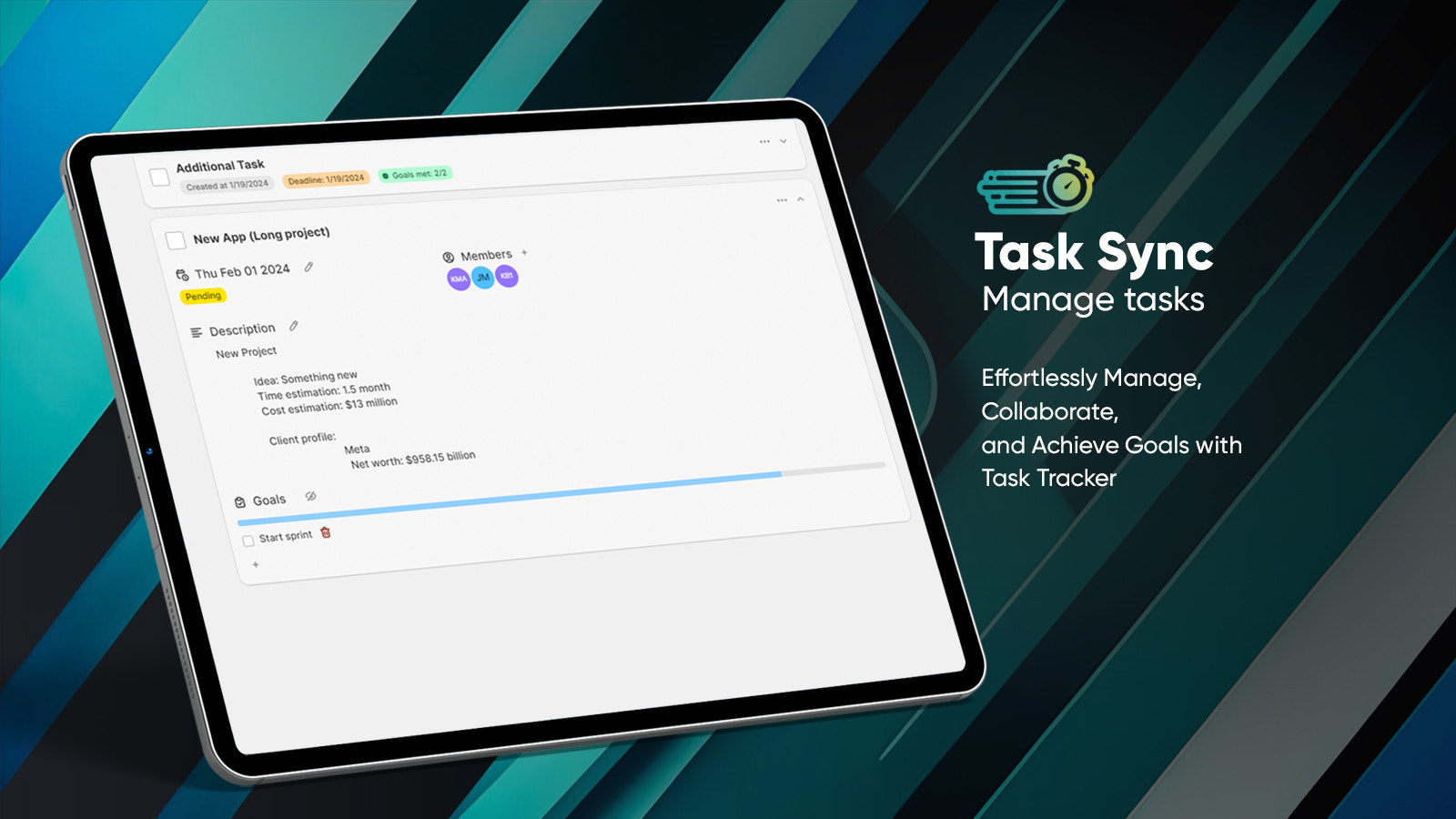 Task details page