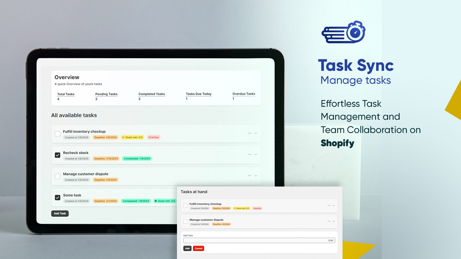 Task Sync | Mange tasks