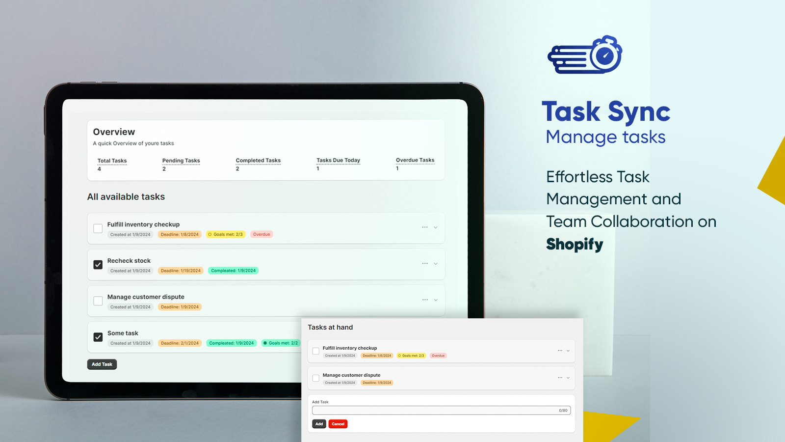 Task Sync | Mange opgaver